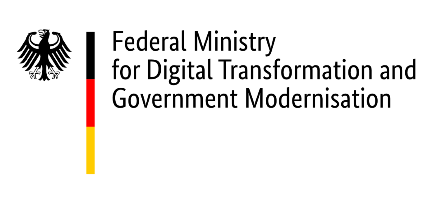 Logo of the German Federal Ministry for Digital Transformation and Government Modernisation